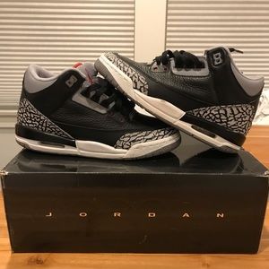 Kids Jordan retro cement 3s 2011